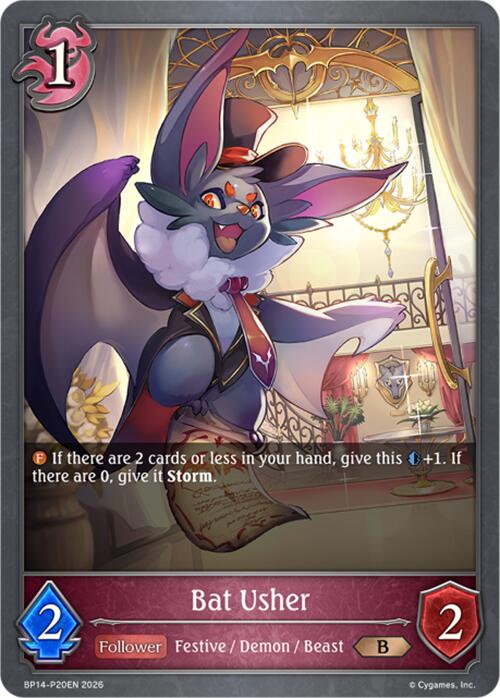 Bat Usher - P20 (Foil) (BP14-P20EN) [Banquet of Dreams]