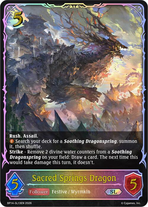 Sacred Springs Dragon (BP14-SL13EN) [Banquet of Dreams]