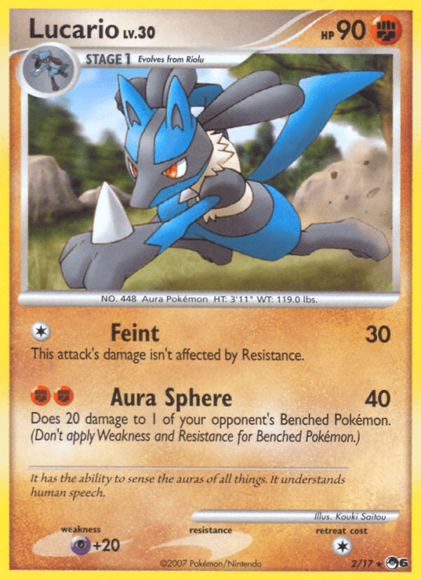Lucario (2/17) [POP Series 6] (Online Only)