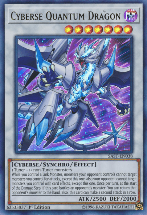 Cyberse Quantum Dragon [SAST-EN038] Ultra Rare (ONLINE ORDER ONLY)