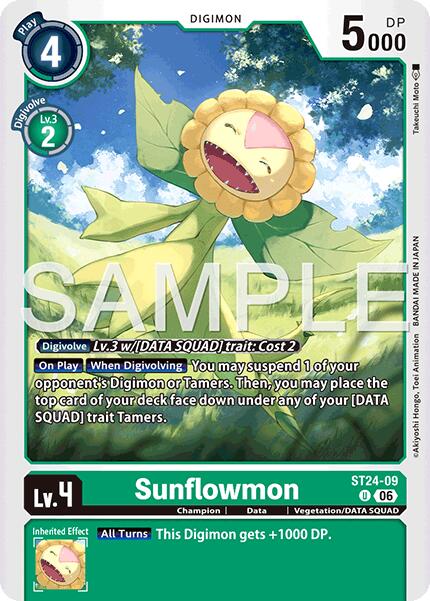 Sunflowmon [ST24-09] [Starter Deck: Data Squad]