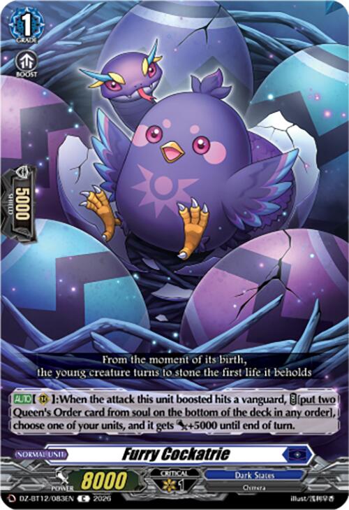 Furry Cockatrie (DZ-BT12/083EN) [Chasm of Lost Souls]