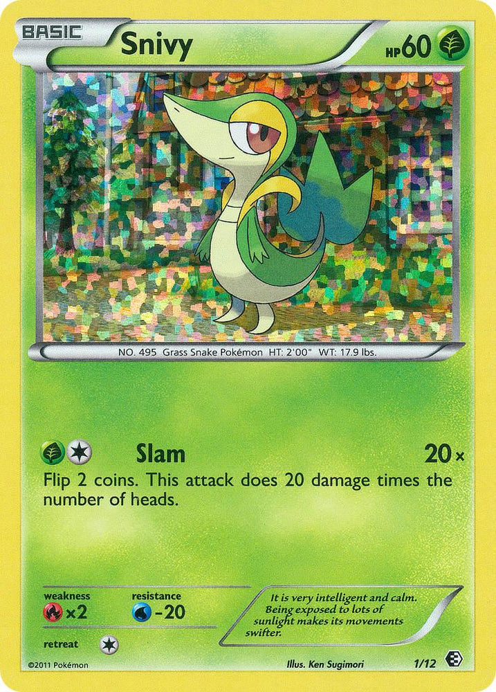Snivy (1/12) [McDonald's Promos: 2011 Collection] (Online Only)