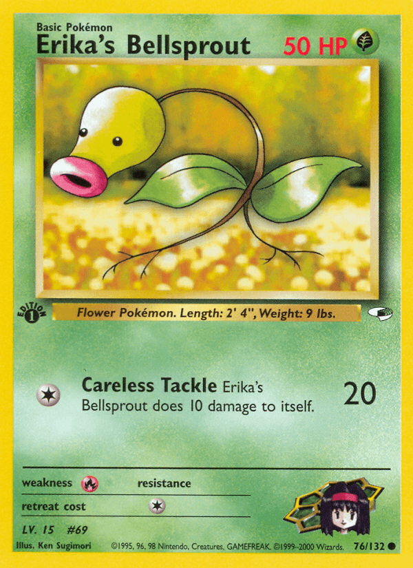 Erika's Bellsprout (76/132) [Gym Heroes 1st Edition] (Online Only)