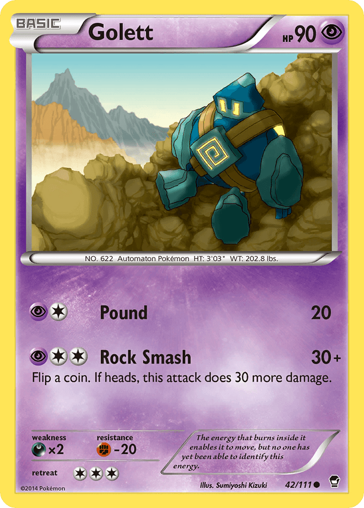 Golett (42/111) [XY: Furious Fists] (Online Only)