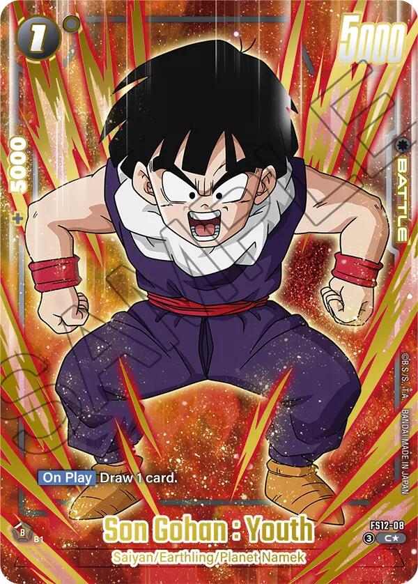 Son Gohan : Youth (FS12-08) (Gold) [Starter Deck EX: The Beat of Ki]