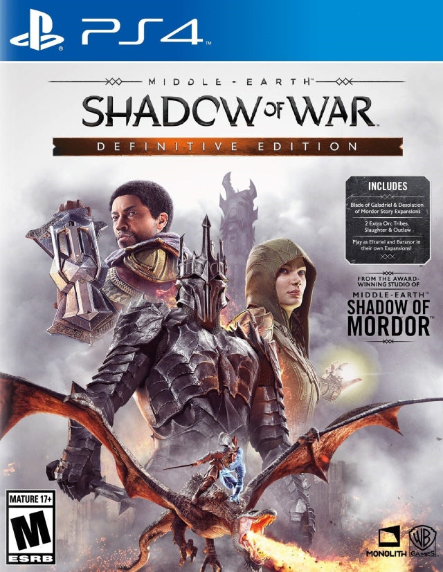 Middle-Earth Shadow of War Definitive Edition (Playstation 4) (Online Order Only)
