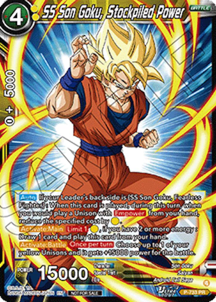 SS Son Goku, Stockpiled Power (Ultra-Bout Series Tournament Pack Vol.2) (P-733) [Tournament Promotion Cards]