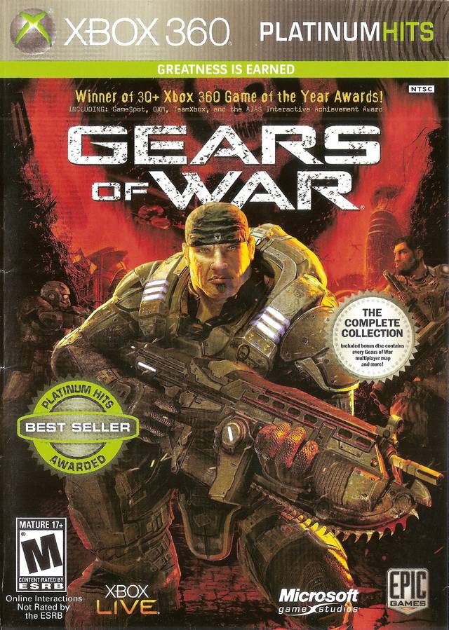Gears of War Bonus Disc Edition (Platinum Hits) (Xbox 360) (ONLINE ORDER ONLY)