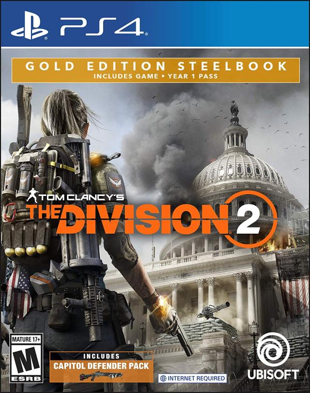 Tom Clancy's The Division 2 Gold Edition Steelbook (Playstation 4) (Online Order Only)
