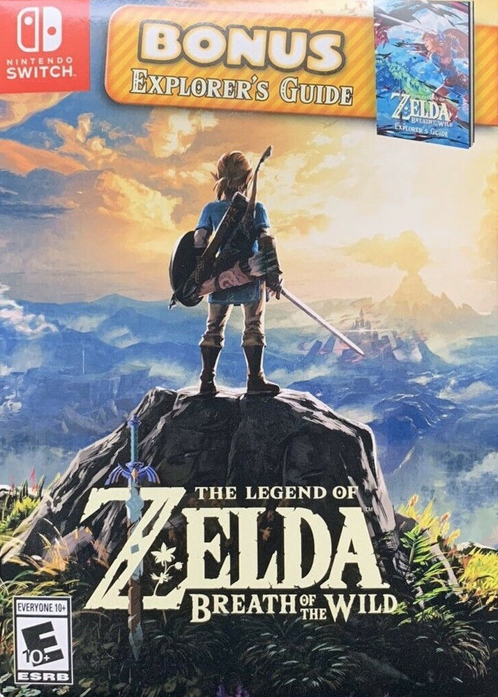 The Legend of Zelda Breath of the Wild With Bonus Explorer Guide (Nintendo Switch) (ONLINE ORDER ONLY)