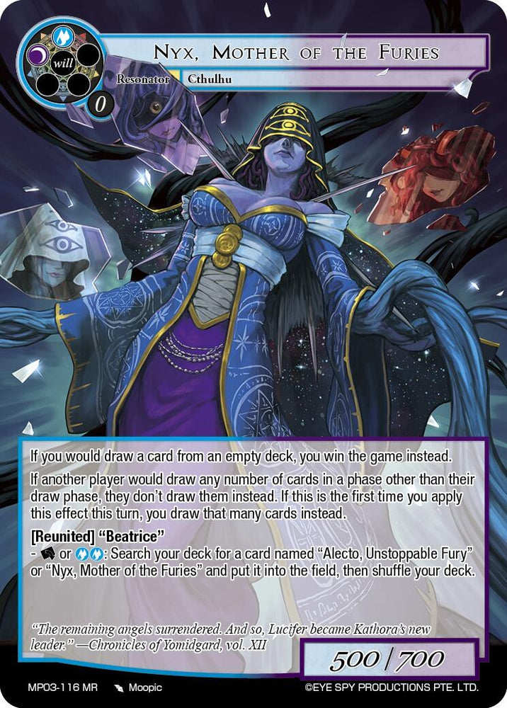 Nyx, Mother of the Furies (MP03-116 MR) [Masterpiece Collection 03 "Dimensional Hope"]