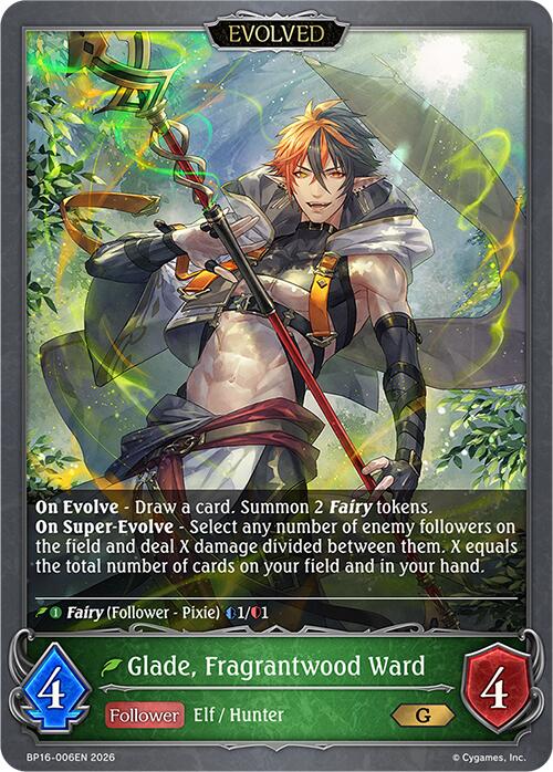 Glade, Fragrantwood Ward (Evolved) (BP16-006EN) [New World Genesis]