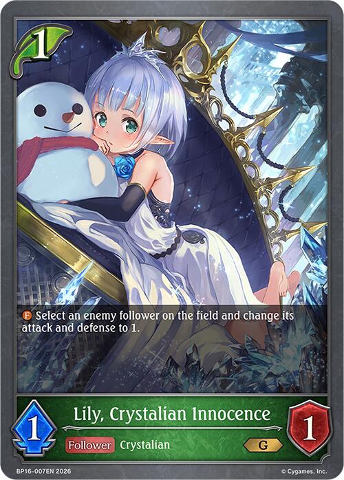 Lily, Crystalian Innocence (BP16-007EN) [New World Genesis]