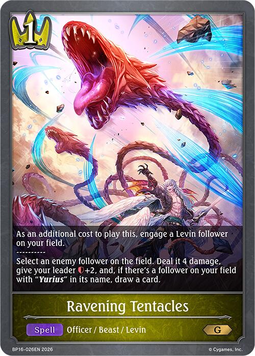Ravening Tentacles (BP16-026EN) [New World Genesis]