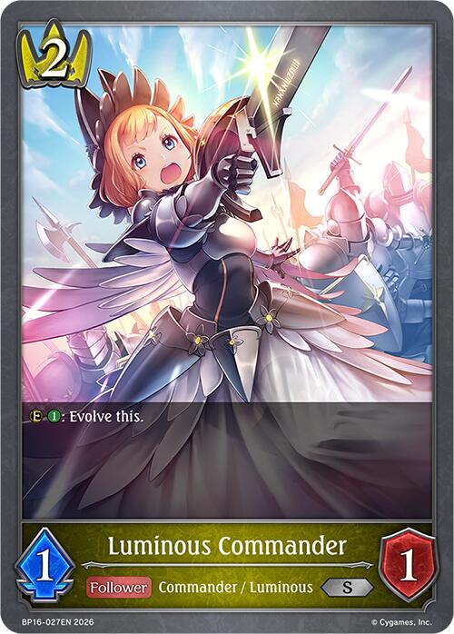 Luminous Commander (BP16-027EN) [New World Genesis]