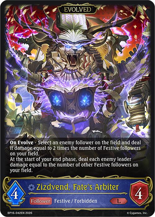 Zizdvend, Fate's Arbiter (Evolved) (BP16-042EN) [New World Genesis]