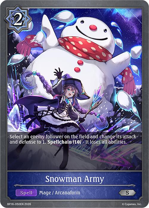 Snowman Army (BP16-050EN) [New World Genesis]