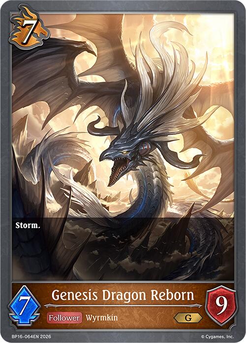 Genesis Dragon Reborn (BP16-064EN) [New World Genesis]