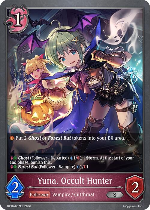 Yuna, Occult Hunter (BP16-087EN) [New World Genesis]