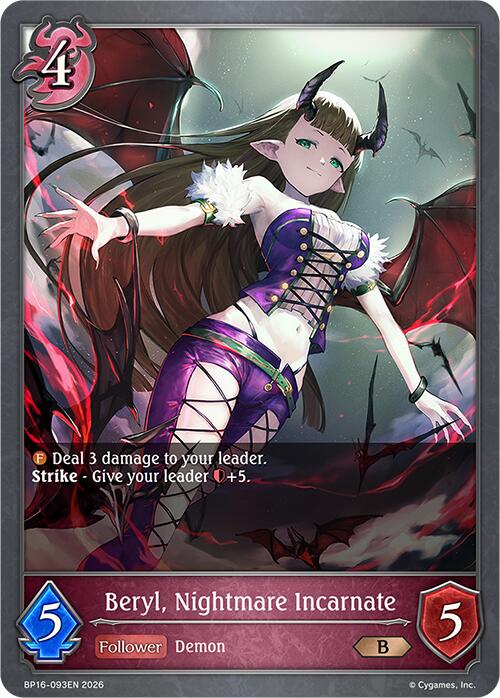 Beryl, Nightmare Incarnate (BP16-093EN) [New World Genesis]