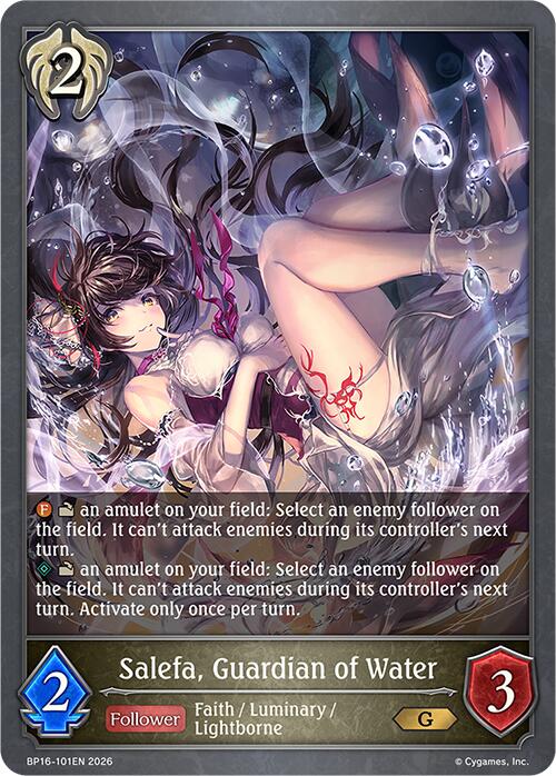 Salefa, Guardian of Water (BP16-101EN) [New World Genesis]