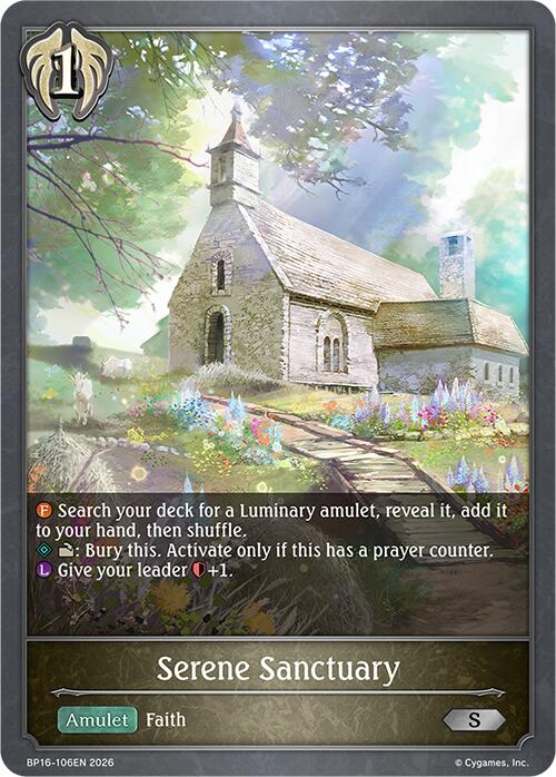 Serene Sanctuary (BP16-106EN) [New World Genesis]