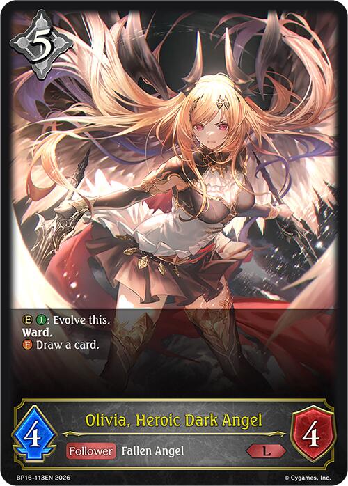 Olivia, Heroic Dark Angel (BP16-113EN) [New World Genesis]