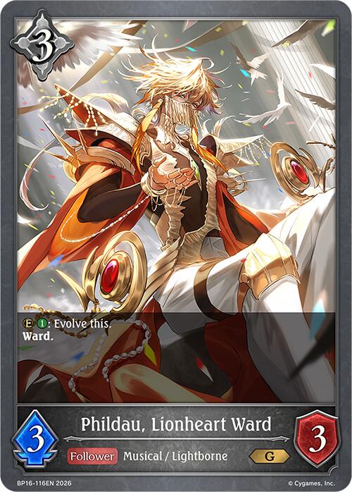 Phildau, Lionheart Ward (BP16-116EN) [New World Genesis]