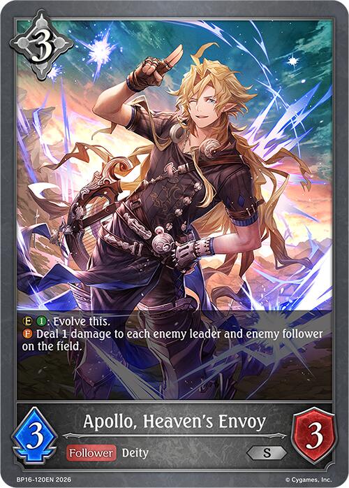 Apollo, Heaven's Envoy (BP16-120EN) [New World Genesis]