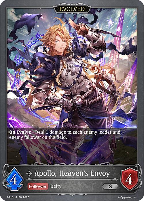 Apollo, Heaven's Envoy (Evolved) (BP16-121EN) [New World Genesis]