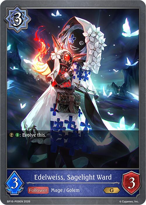 Edelweiss, Sagelight Ward - P09 (Foil) (BP16-P09EN) [New World Genesis]