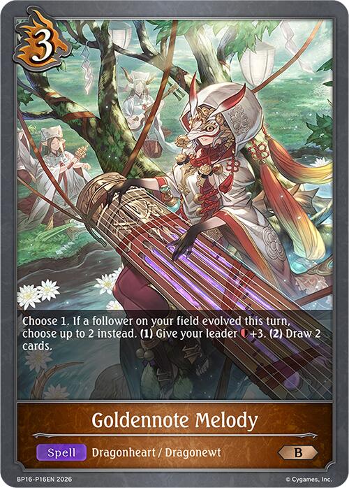 Goldennote Melody - P16 (Foil) (BP16-P16EN) [New World Genesis]
