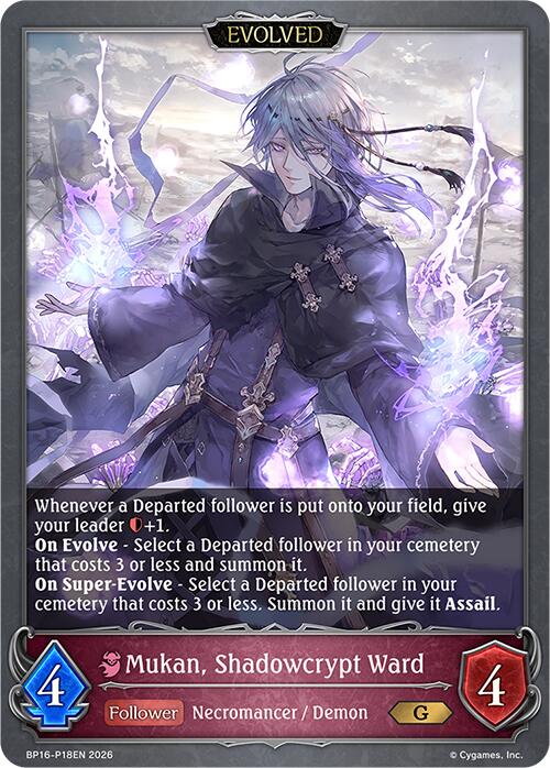 Mukan, Shadowcrypt Ward (Evolved) - P18 (Foil) (BP16-P18EN) [New World Genesis]