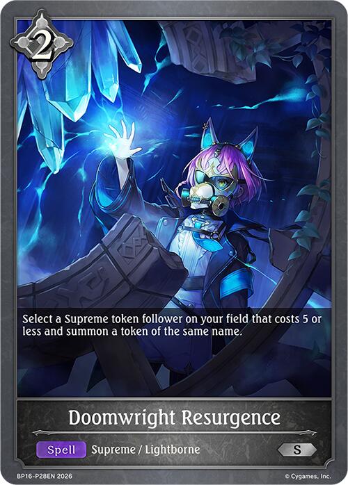 Doomwright Resurgence - P28 (Foil) (BP16-P28EN) [New World Genesis]