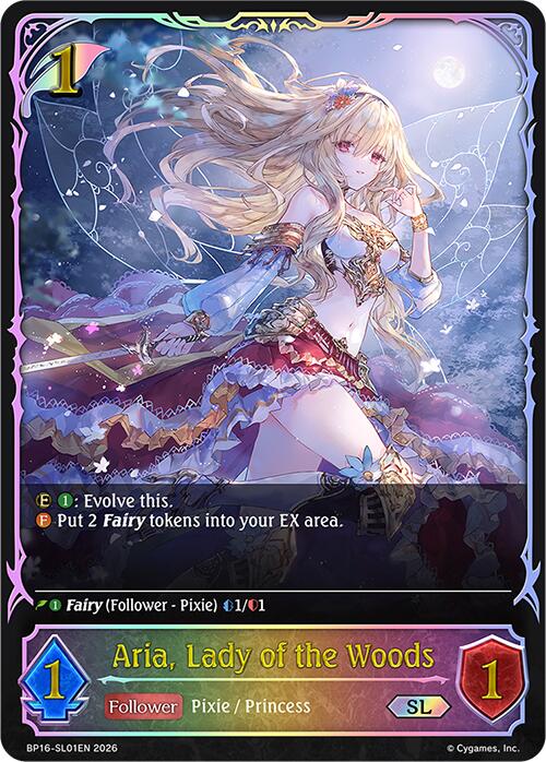 Aria, Lady of the Woods (BP16-SL01EN) [New World Genesis]