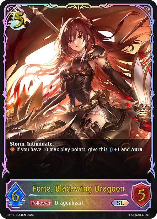 Forte, Blackwing Dragoon (BP16-SL14EN) [New World Genesis]
