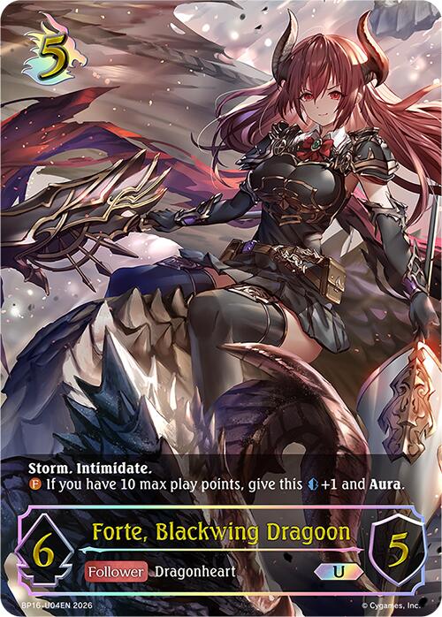 Forte, Blackwing Dragoon (BP16-U04EN) [New World Genesis]