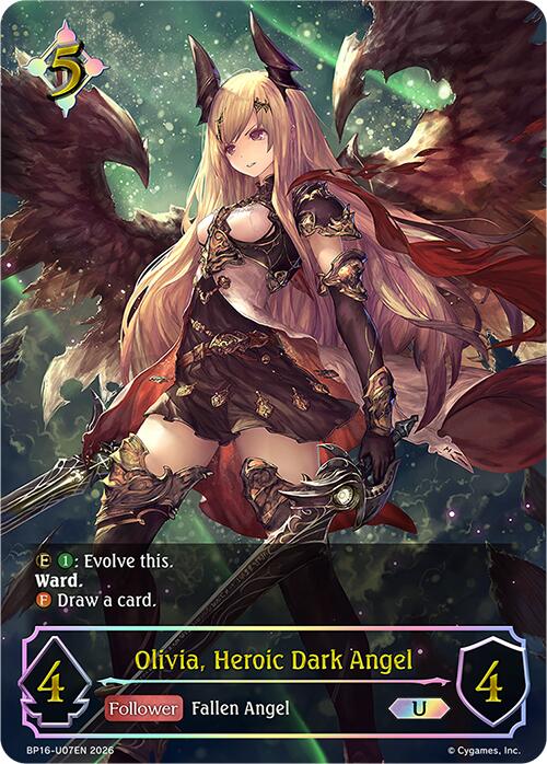 Olivia, Heroic Dark Angel (BP16-U07EN) [New World Genesis]