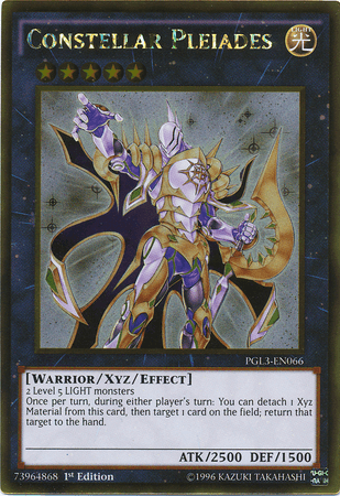 Constellar Pleiades [PGL3-EN066] Gold Rare (ONLINE ORDER ONLY)