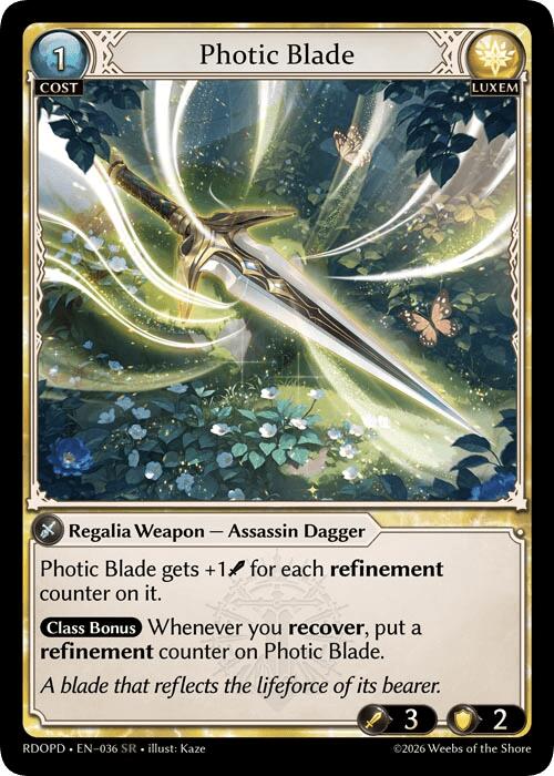 Photic Blade (036) [Radiant Origins: Pantheon]