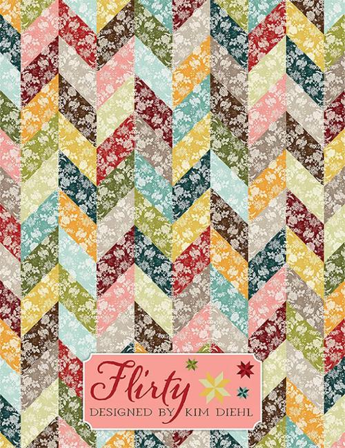 Flirty Quilt Pattern by Kim Diehl for It’s Sew Emma (ONLINE ORDER ONLY)