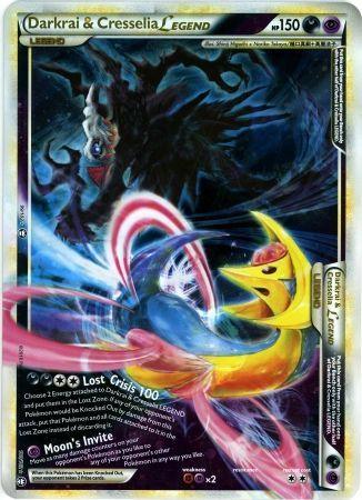 Darkrai & Cresselia LEGEND (99/102) (Jumbo Card) [HeartGold & SoulSilver: Triumphant] (Online Only)