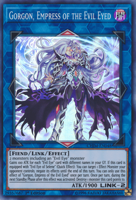 Gorgon, Empress of the Evil Eyed [CHIM-EN048] Super Rare (ONLINE ORDER ONLY)