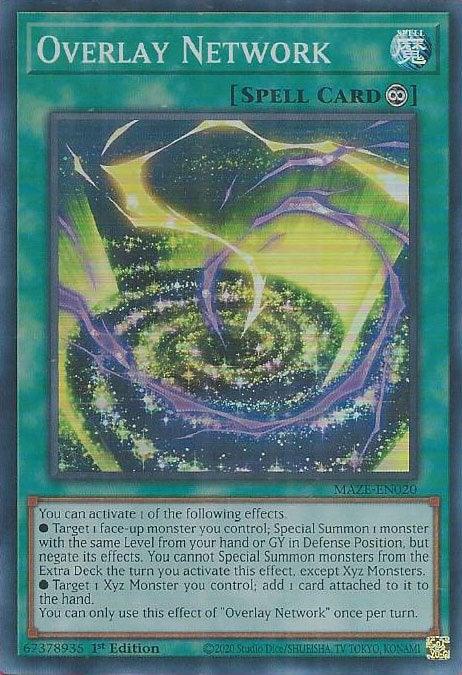 Overlay Network [MAZE-EN020] Super Rare (ONLINE ORDER ONLY)