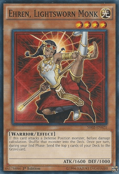 Ehren, Lightsworn Monk [SR02-EN021] Common (ONLINE ORDER ONLY)