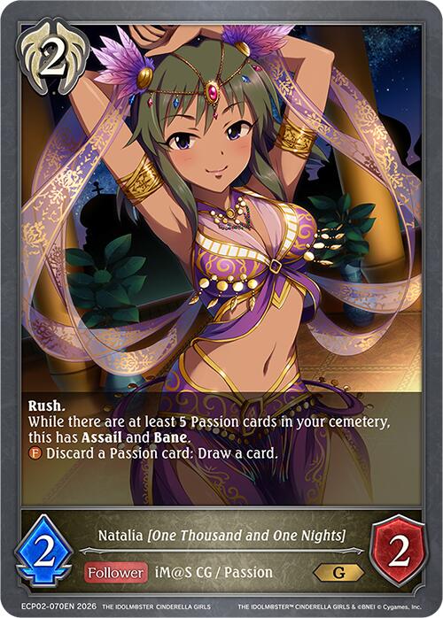 Natalia [One Thousand and One Nights] (ECP02-070EN) [THE IDOLM@STER CINDERELLA GIRLS EX Crossover Set]