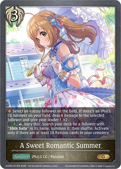 A Sweet Romantic Summer (ECP02-071EN) [THE IDOLM@STER CINDERELLA GIRLS EX Crossover Set]