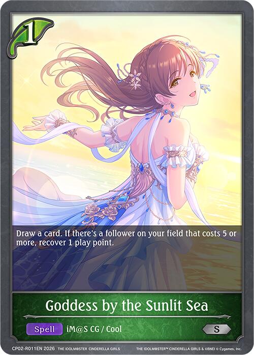 Goddess by the Sunlit Sea (Reprint) (CP02-R011EN) [THE IDOLM@STER CINDERELLA GIRLS EX Crossover Set]