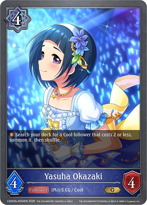 Yasuha Okazaki (Reprint) (CSD02b-R004EN) [THE IDOLM@STER CINDERELLA GIRLS EX Crossover Set]